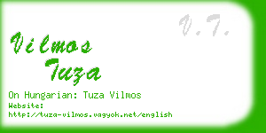 vilmos tuza business card